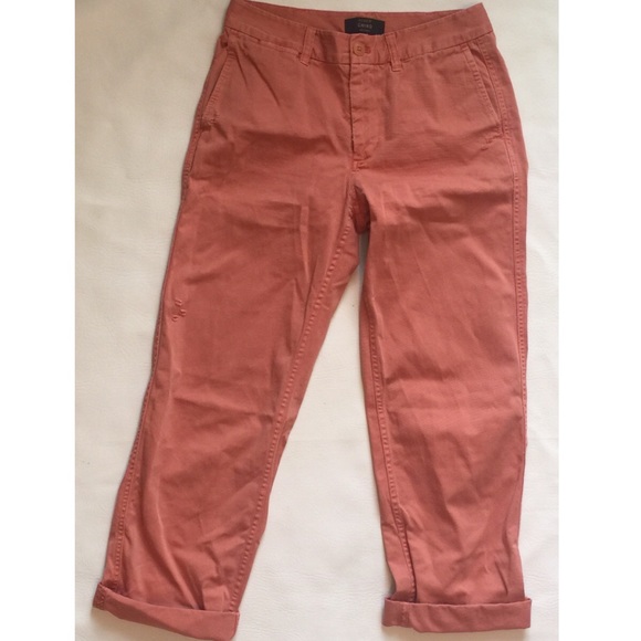 J. Crew Pants - J.Crew Distressed Peach Chino Pants
